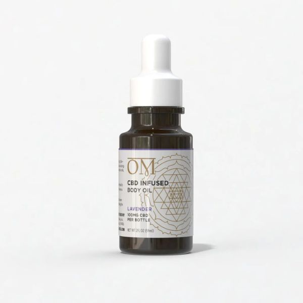 OM CBD infused body oil