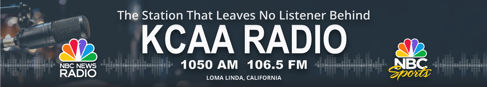 KCAA Radio banner