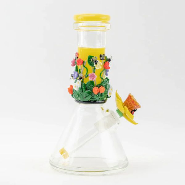 artisan floral bong gift by empire glassworks