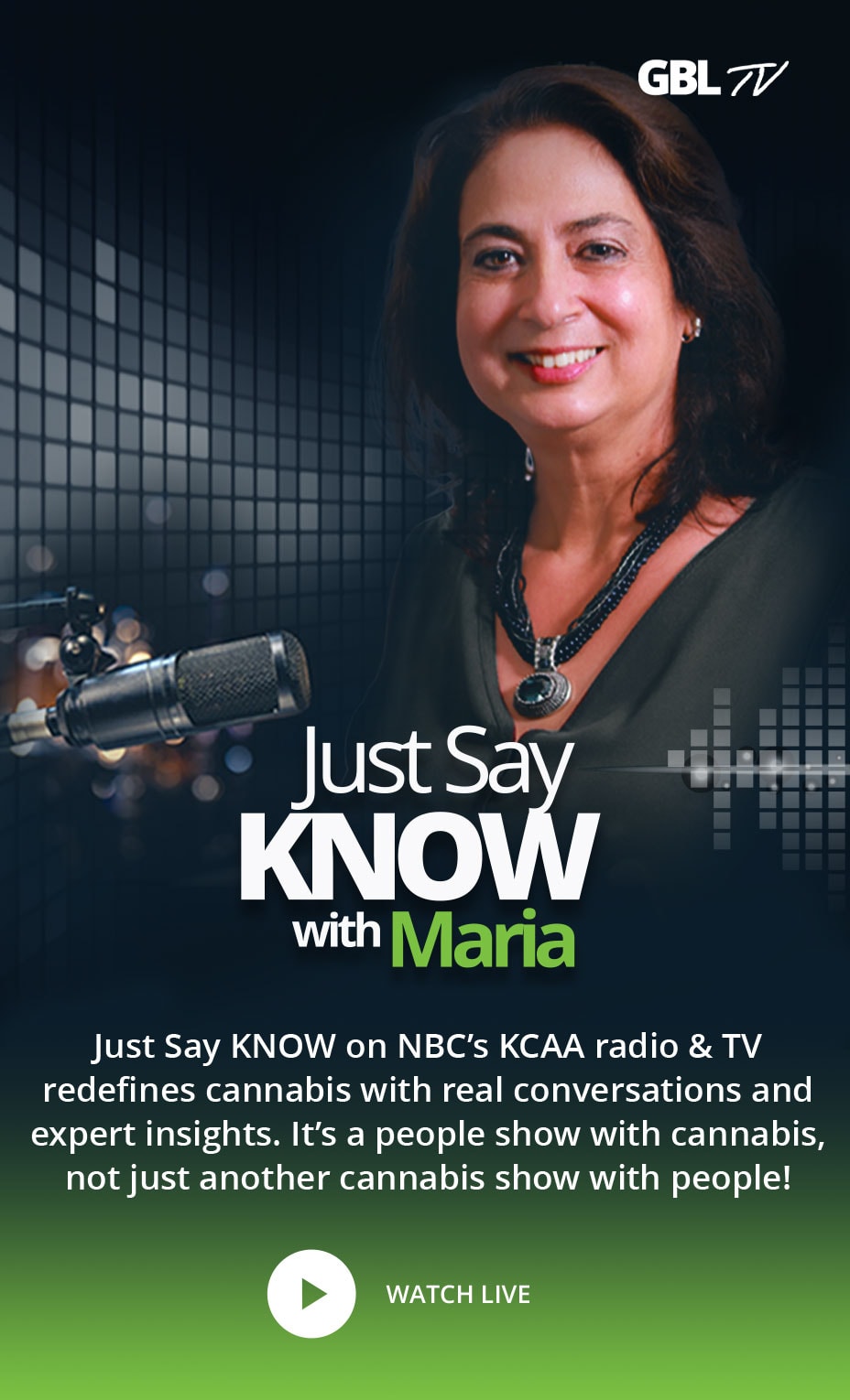 Just Say Know with Maria Radio Show Thumbnail