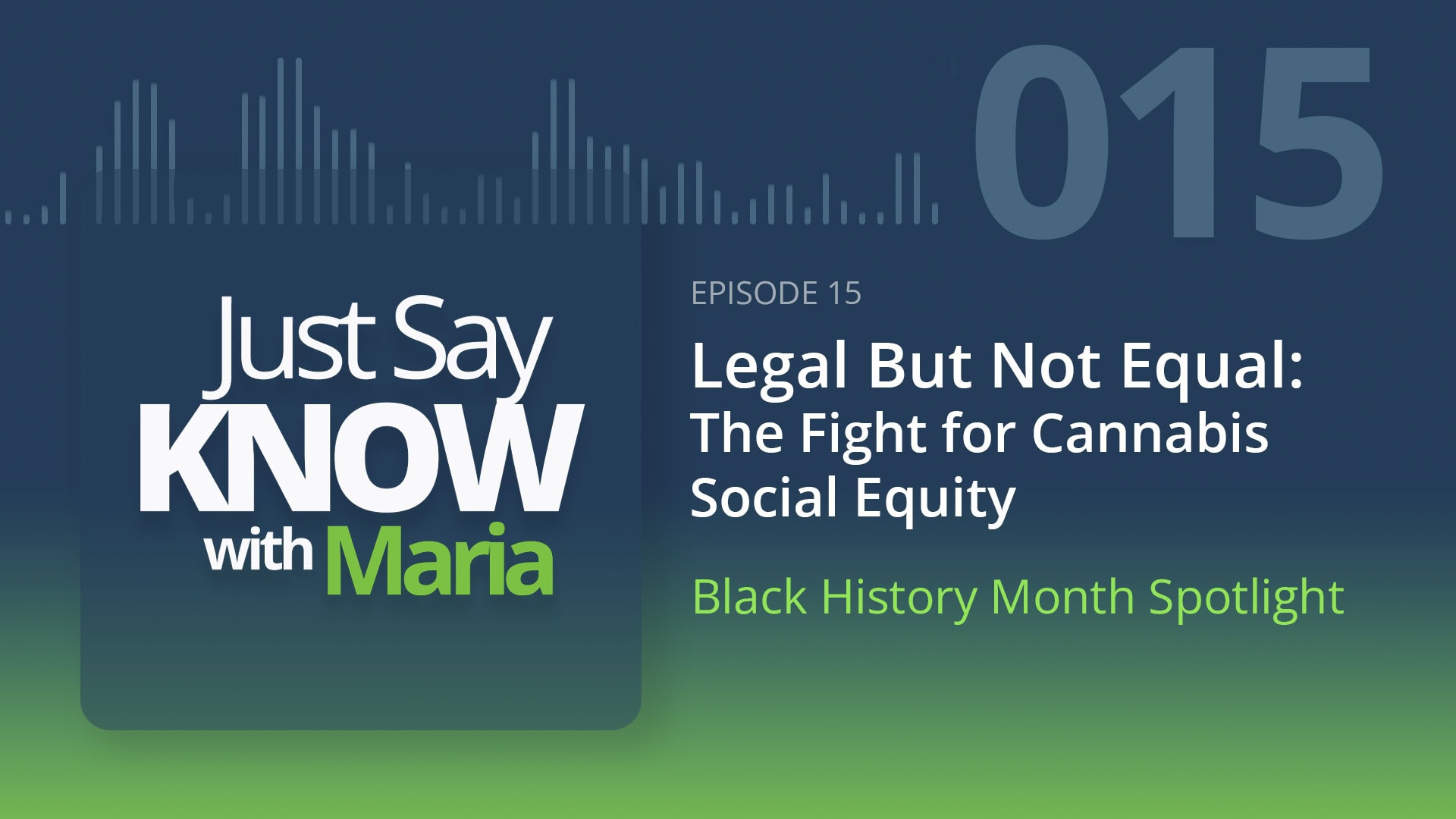 Just Say Know with Maria audio Ep-015 thumbnail