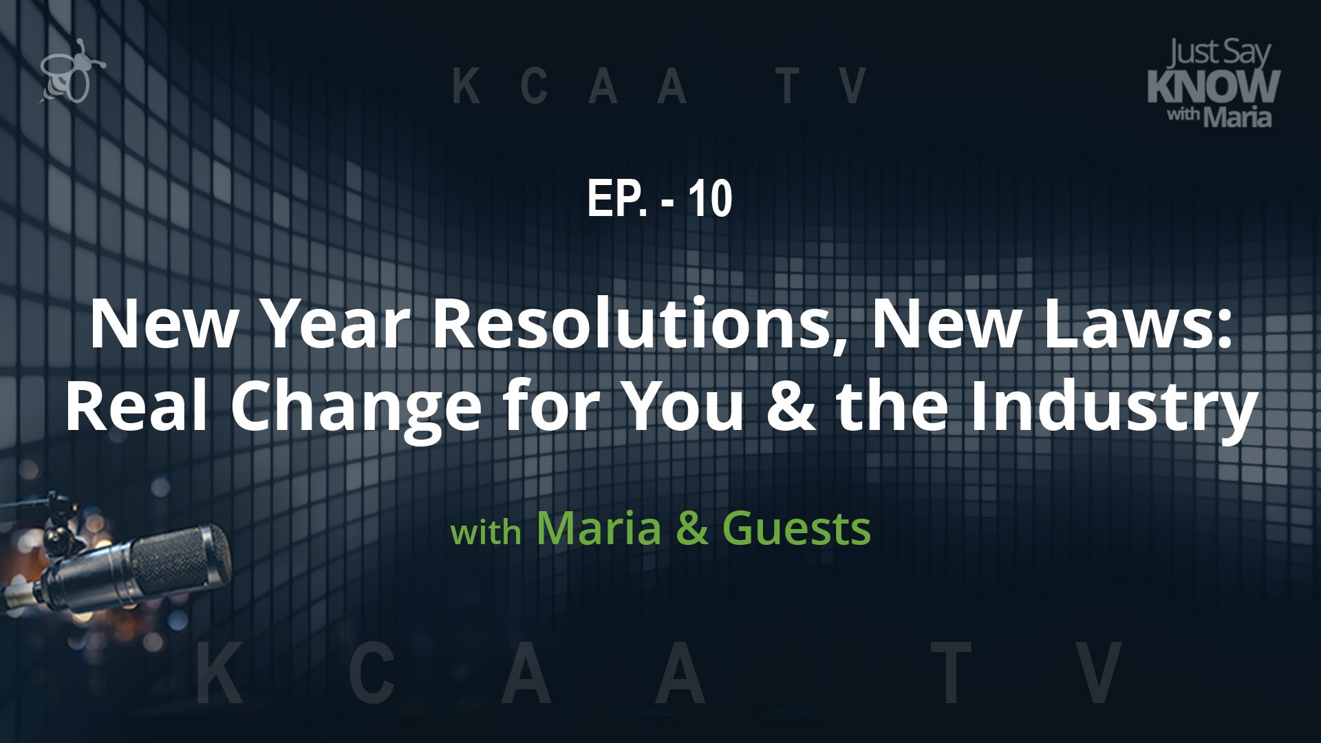 Thumbnail for JSK Ep 10 - New Year Resolutions, New Laws: Real Change for You & the Industry with Maria & Guests
